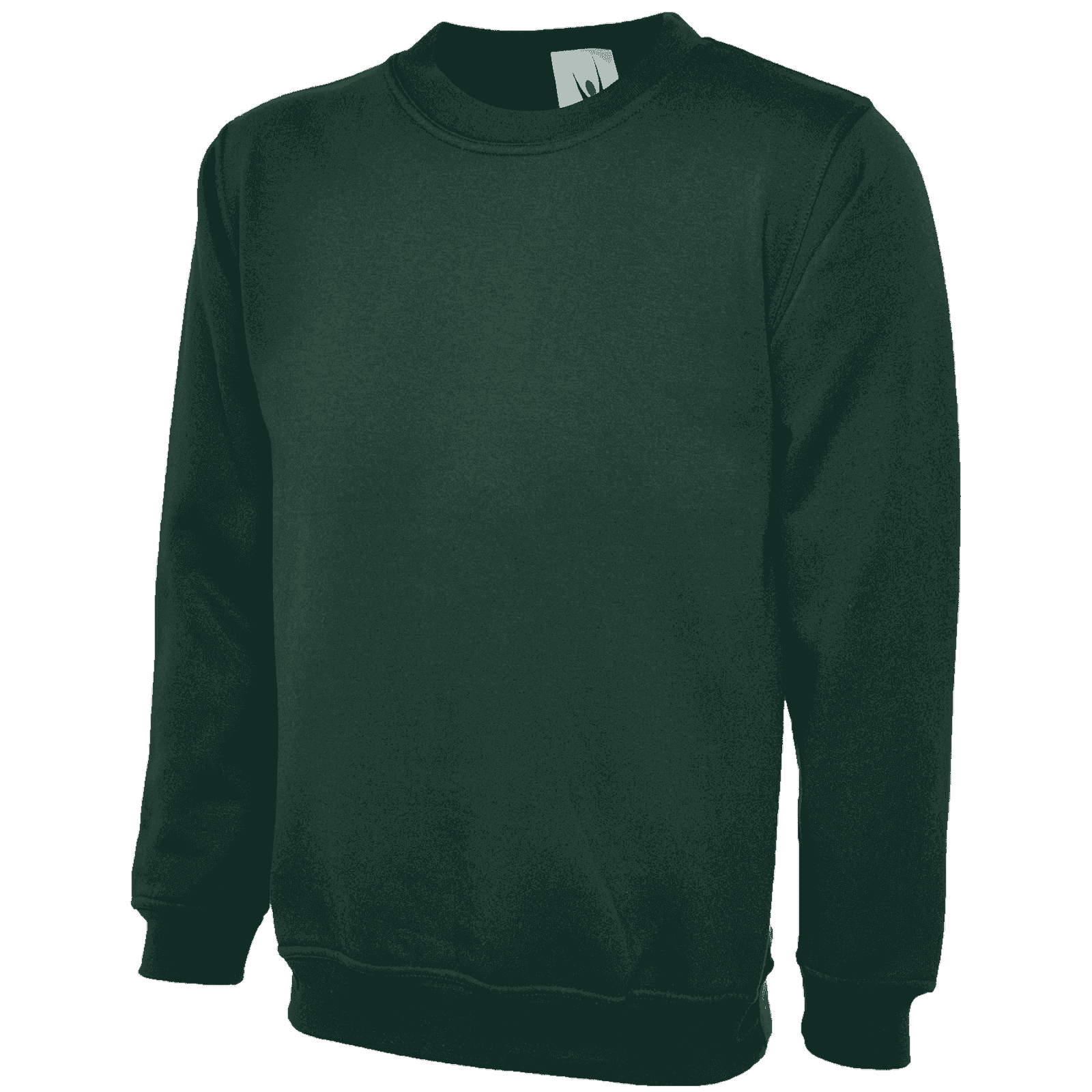 Classic Crewneck Sweatshirt UC203 Uneek Clothing Bottle Green