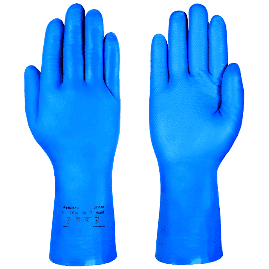AlphaTec 37-310 Chemical Resistant Gloves - 12 Pairs