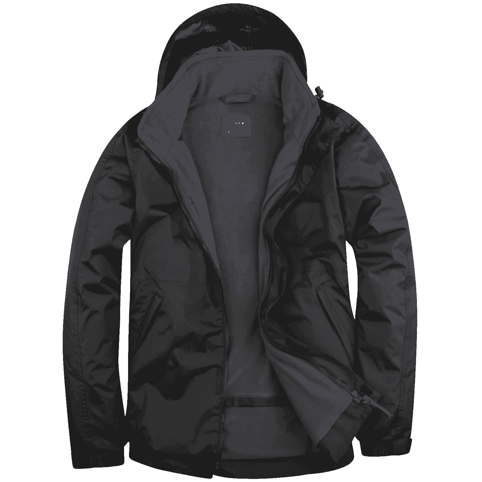 Waterproof Work Jacket UC620 Uneek Black/Grey