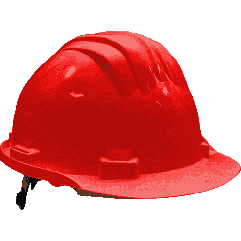 Climax 5-RG Toothed Wheel Safety Helmet Red