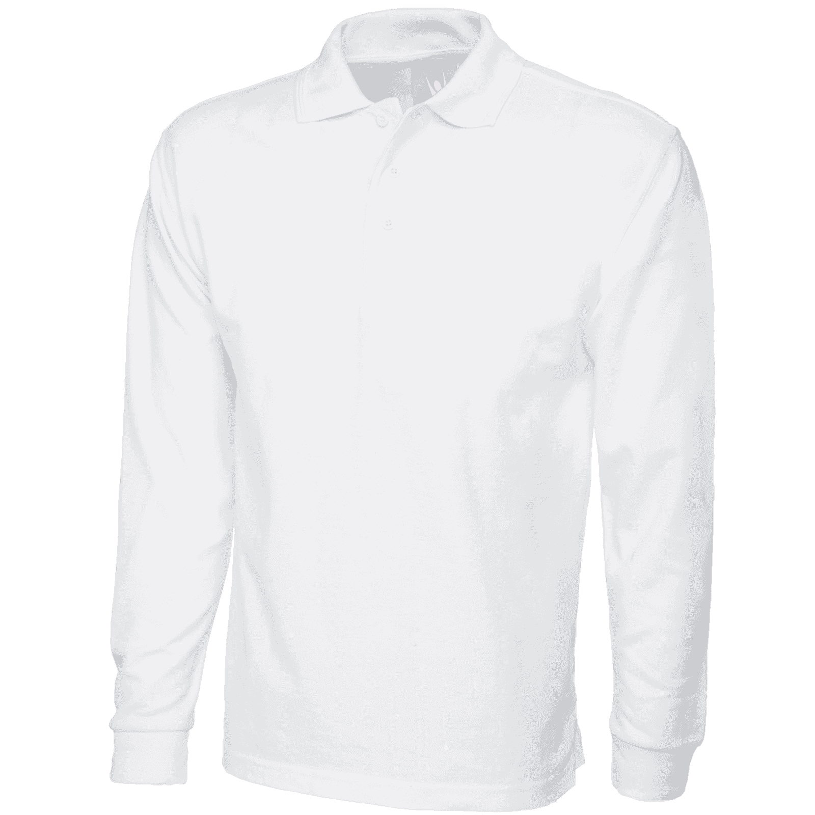 Long Sleeve Polo Shirt Uneek UC113 White