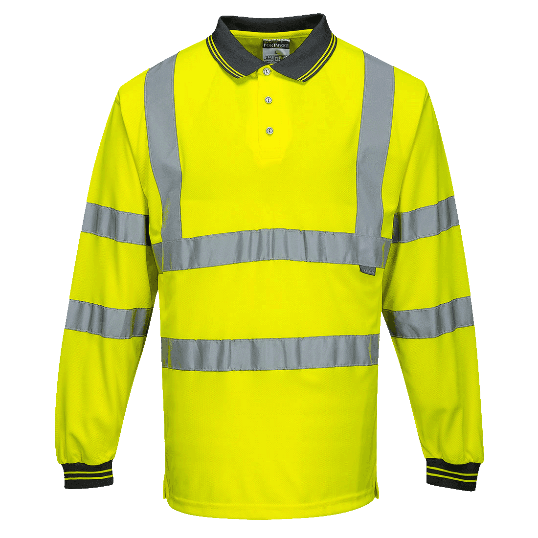 Long Sleeve Hi-Vis Polo Shirt S277 Portwest