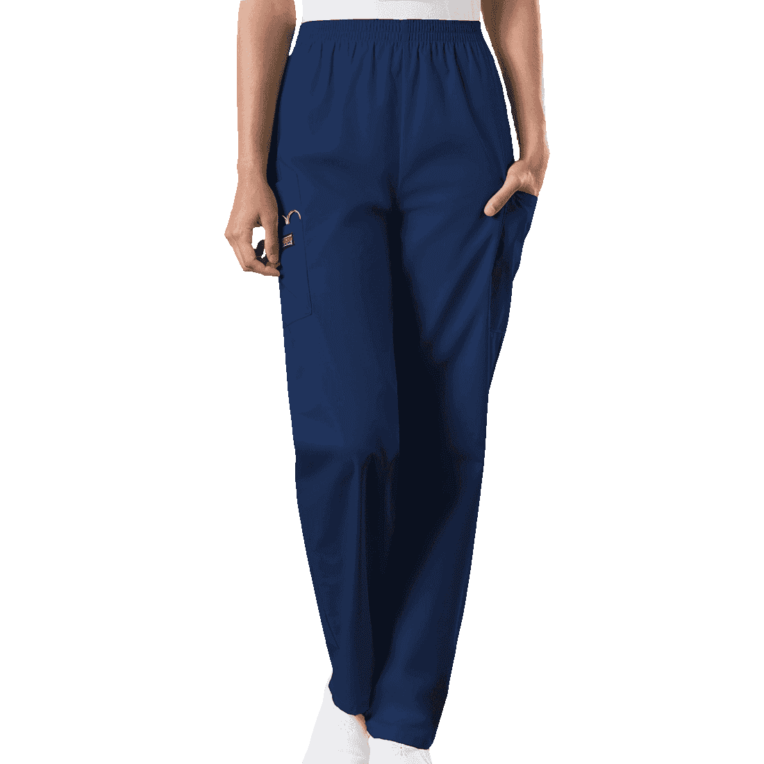 Women's Pull-On Tapered Scrub Trousers 4200 Navy