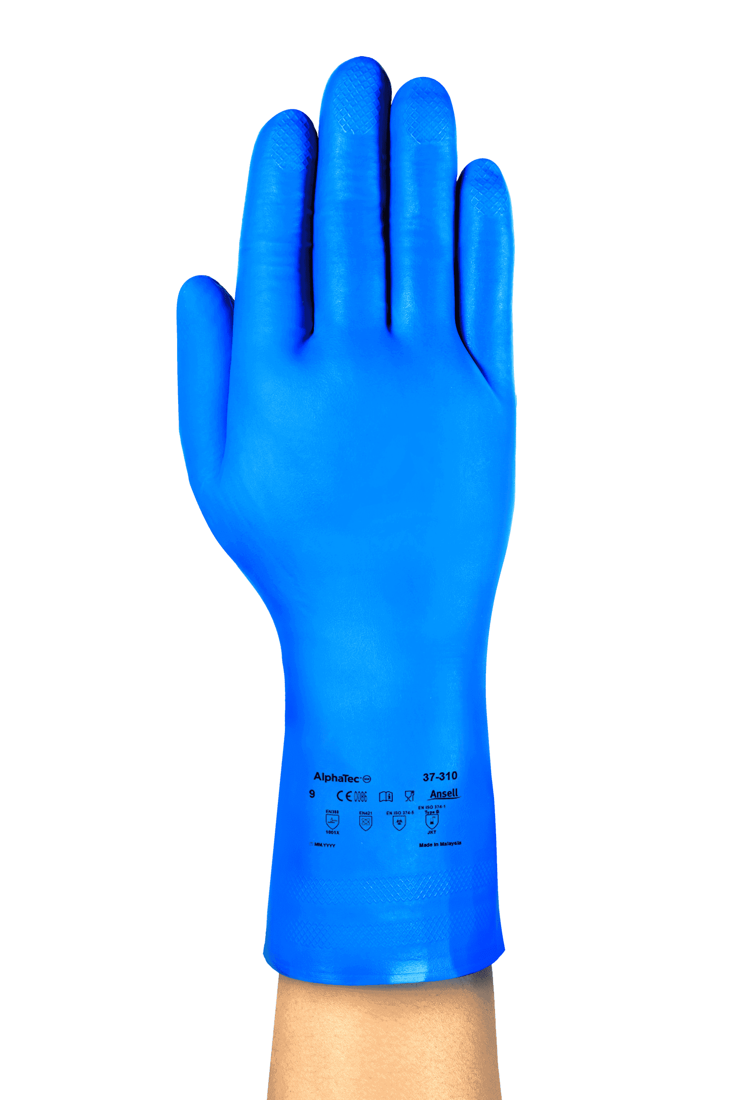 AlphaTec 37-310 Chemical Resistant Gloves - 12 Pairs
