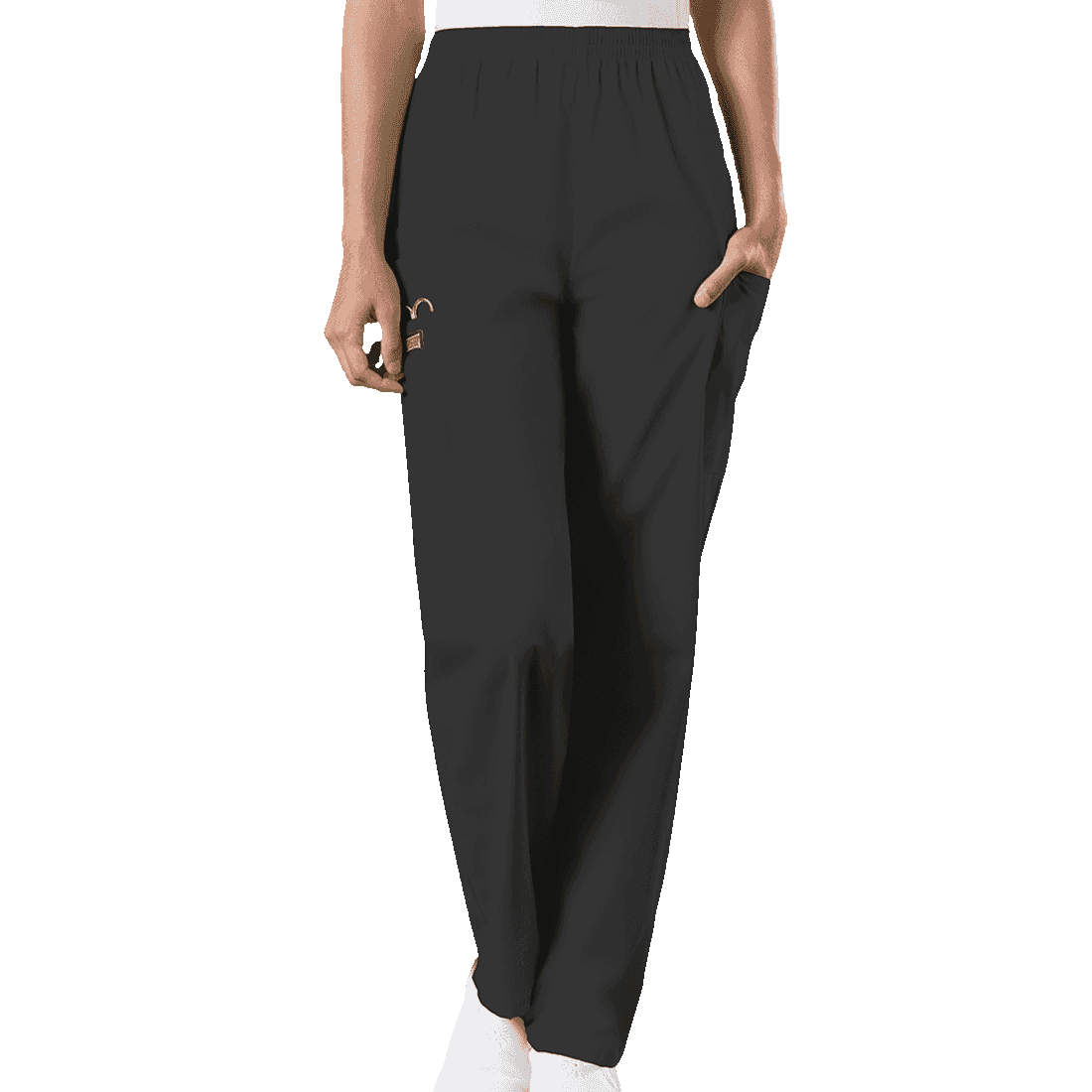 Women's Pull-On Tapered Scrub Trousers 4200 Black