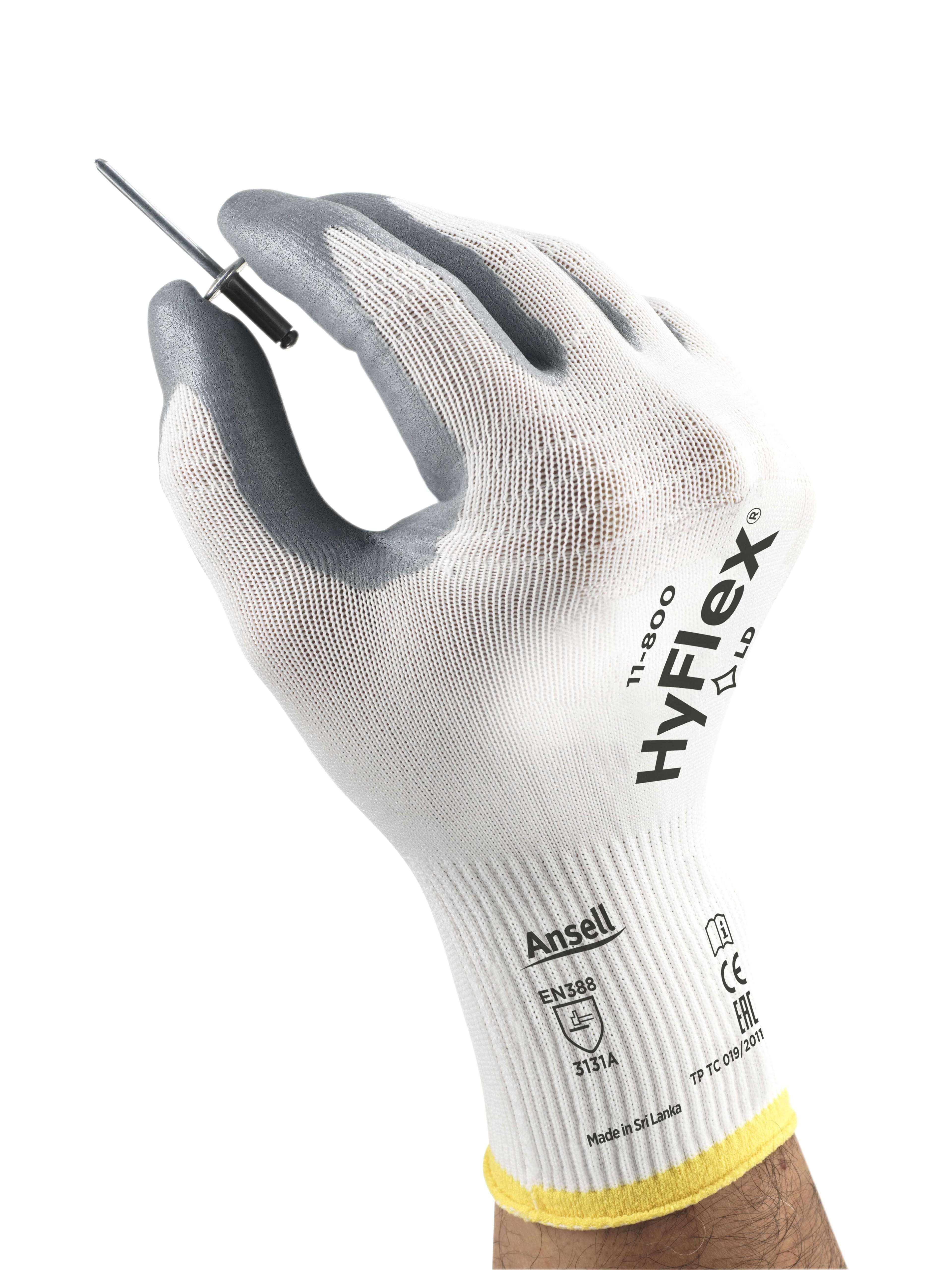 HyFlex 11-800 Work Gloves - 12 Pairs