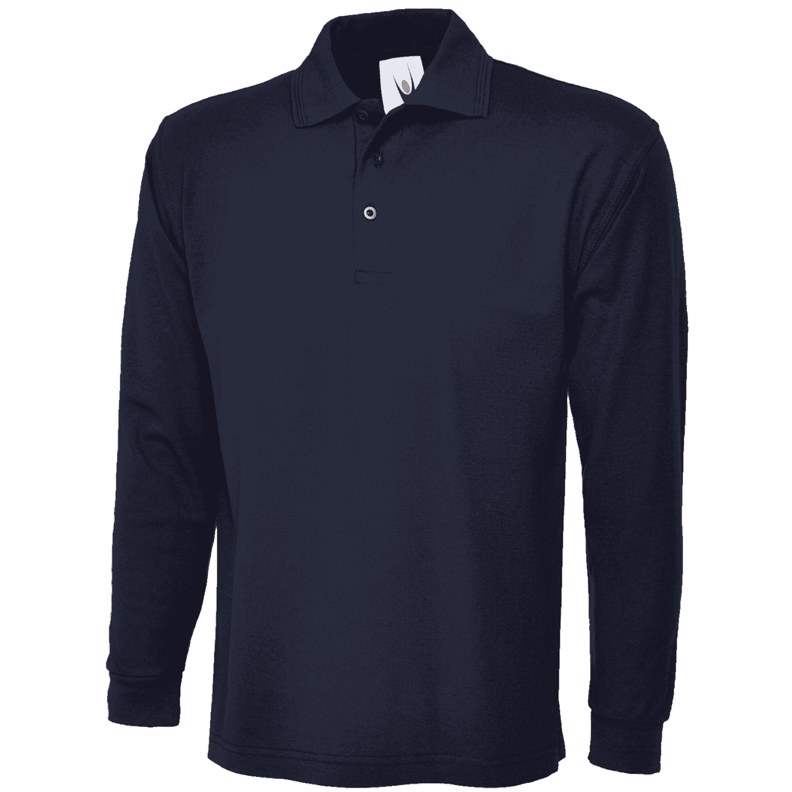 Long Sleeve Polo Shirt Uneek UC113 Navy